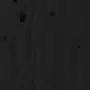 Panca da Giardino Nera 109x48x91,5 cm Legno Massello di Pino