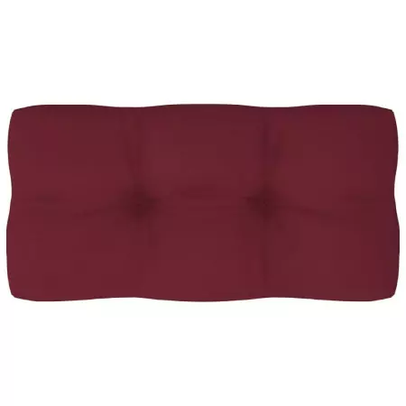 Cuscino per Divano Pallet Rosso Vino 80x40x10 cm