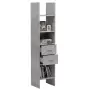 Libreria Grigio Cemento 40x35x180 cm in Truciolato