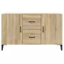 Credenza Rovere Sonoma 100x36x60 cm in Legno Multistrato