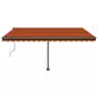 Tenda da Sole Autoportante Automatica 400x350cm Arancio Marrone