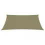 Parasole a Vela Oxford Rettangolare 3,5x5 m Beige