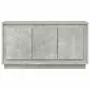 Credenza Grigio Cemento 102x35x55 cm in Legno Multistrato