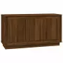 Credenza Rovere Marrone 102x35x55 cm in Legno Multistrato