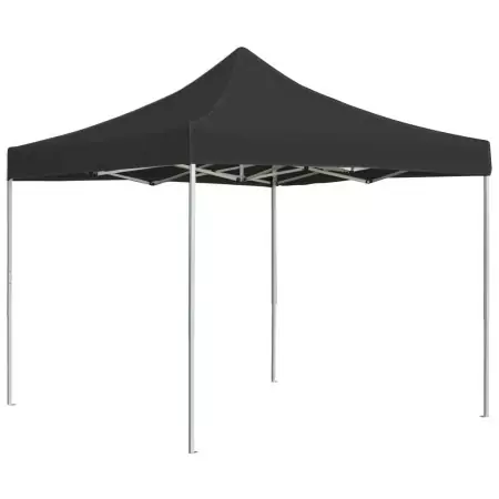 Gazebo Professionale Pieghevole in Alluminio 3x3 m Antracite