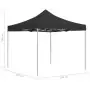 Gazebo Professionale Pieghevole in Alluminio 3x3 m Antracite