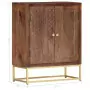 Credenza 60x30x75 cm in Legno Massello di Mango