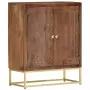 Credenza 60x30x75 cm in Legno Massello di Mango