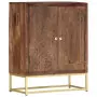 Credenza 60x30x75 cm in Legno Massello di Mango