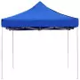 Gazebo Professionale Pieghevole Alluminio 4,5x3 m Blu