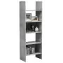 Libreria Grigio Cemento 60x35x180 cm in Truciolato