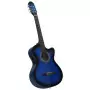 Set Chitarra Western 12 pz con Equalizzatore e 6 Corde Blu