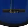 Set Chitarra Western 12 pz con Equalizzatore e 6 Corde Blu