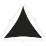 Parasole a Vela in Tessuto Oxford Triangolare 6x6x6 m Nero