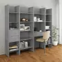 Libreria Grigio Cemento 40x35x180 cm in Truciolato