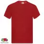 Fruit of the Loom Magliette Originali 5 pz Rosse XXL in Cotone