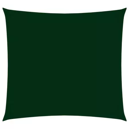 Vela Parasole in Tela Oxford Quadrata 5x5 m Verde Scuro