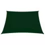 Vela Parasole in Tela Oxford Quadrata 5x5 m Verde Scuro