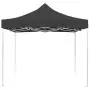 Gazebo Professionale Pieghevole Alluminio 2x2 m Antracite