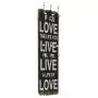 Appendiabiti da Parete con 6 Ganci LOVE LIVE 120x40 cm