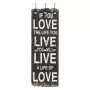 Appendiabiti da Parete con 6 Ganci LOVE LIVE 120x40 cm