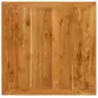 Tavolo da Bar in Teak Massello Rigenerato 60x60x107 cm