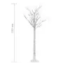 Albero Natale 140 LED 1,5m Salice Bianco Caldo Interno Esterno