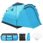 Tenda da Campeggio Pop Up per 3 Persone Blu