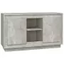 Credenza Grigio Cemento 102x35x60 cm in Legno Multistrato