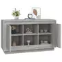 Credenza Grigio Sonoma 102x35x60 cm in Legno Multistrato