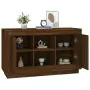 Credenza Rovere Marrone 102x35x60 cm in Legno Multistrato