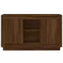 Credenza Rovere Marrone 102x35x60 cm in Legno Multistrato