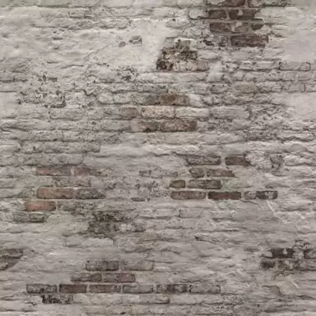 DUTCH WALLCOVERINGS Fotomurale Old Brick Wall Grigio