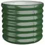 Vaso da Giardino Acciaio Verniciato a Polvere 40x40x36 cm Verde