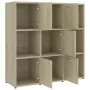 Libreria Rovere Sonoma 90x30x90 cm in Truciolato