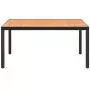 Tavolo da Giardino Marrone 150x90x74 cm cm in Alluminio e WPC