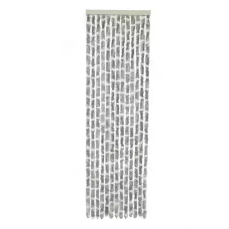 Travellife Zanzariera Porta Chenille Stripe 185x56 cm Grigia e Bianca