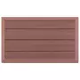 Pedana per Doccia Solare Marrone 101x63x5,5 cm in WPC