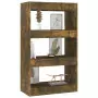 Libreria/Divisorio Rovere Fumo 60x30x103 cm in Truciolato