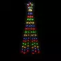 Albero di Natale con Puntale Colorato 108 LED 180 cm