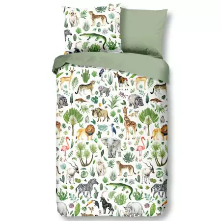 Good Morning Copripiumino per Bambini JUNGLE 135x200 cm Multicolore