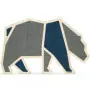 Beeztees Pannello Tiragraffi Blue Bear 75x50x1,8 cm in Legno