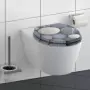 SCHÜTTE Tavoletta WC con Chiusura Ammortizzata GREY STONE