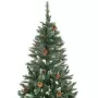 Albero di Natale Artificiale con Luci a LED e Pigne 150 cm