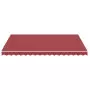 Tessuto di Ricambio per Tenda da Sole Rosso Borgogna 4x3 m