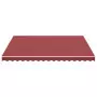 Tessuto di Ricambio per Tenda da Sole Rosso Borgogna 4x3,5 m