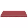 Tessuto di Ricambio per Tenda da Sole Rosso Borgogna 3,5x2,5 m