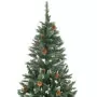 Albero di Natale Artificiale Pigne e Brillantini Bianchi 150 cm