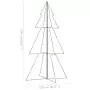 Albero di Natale a Cono 300 LED per Interni Esterni 120x220 cm