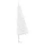 Albero di Natale Artificiale ad Angolo Bianco 180 cm PVC